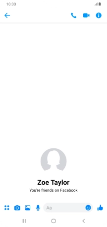 Press the text input field.