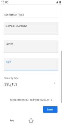 Press the drop down list below 