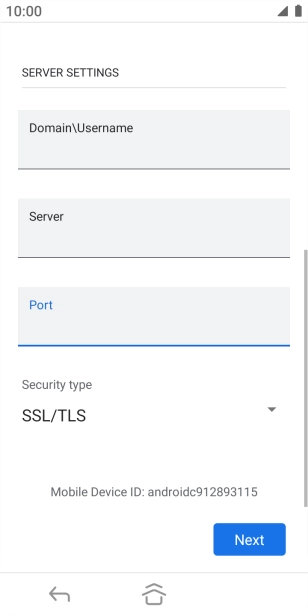 Press the drop down list below 