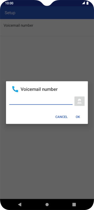 Key in +447836121121 and press OK.