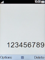 Key in the required number and press Connect to make a call.