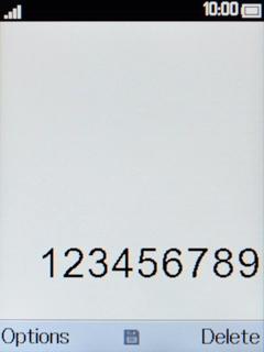Key in the required number and press Connect to make a call.