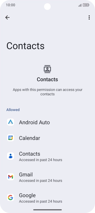 The total app activity for the selected phone function is displayed.