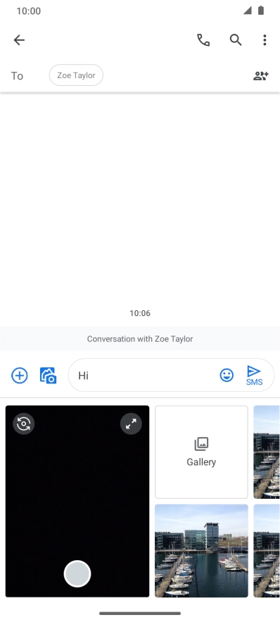 Press Gallery and go to the required folder.