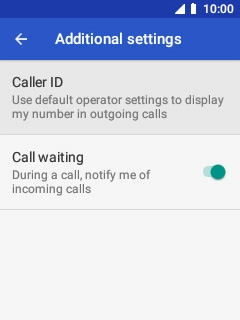 Select the indicator next to 