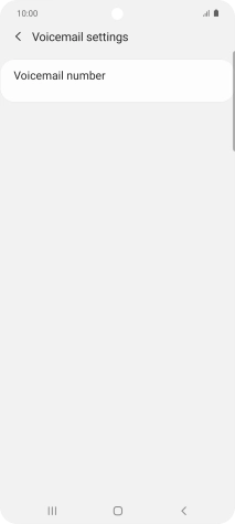 Press Voicemail number.