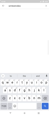 Key in the required search word and press the search icon.