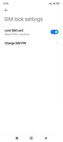 Press Change SIM PIN.