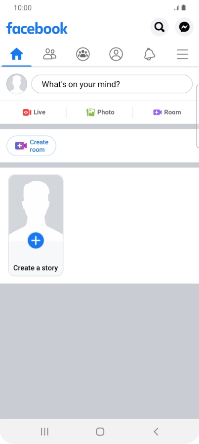 Press the text input field.