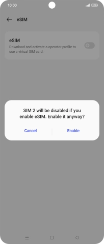 Press Enable.
