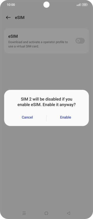 Press Enable.