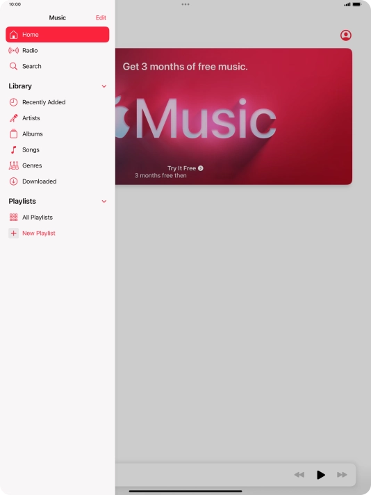 Press New Playlist.