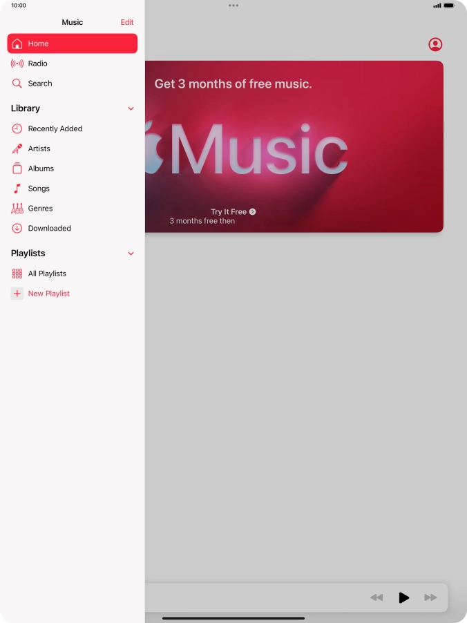Press New Playlist.