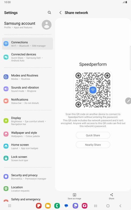 Place the QR code inside the camera frame on the other device to scan the code.
