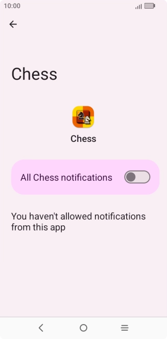 Press the indicator to turn the function on or off.