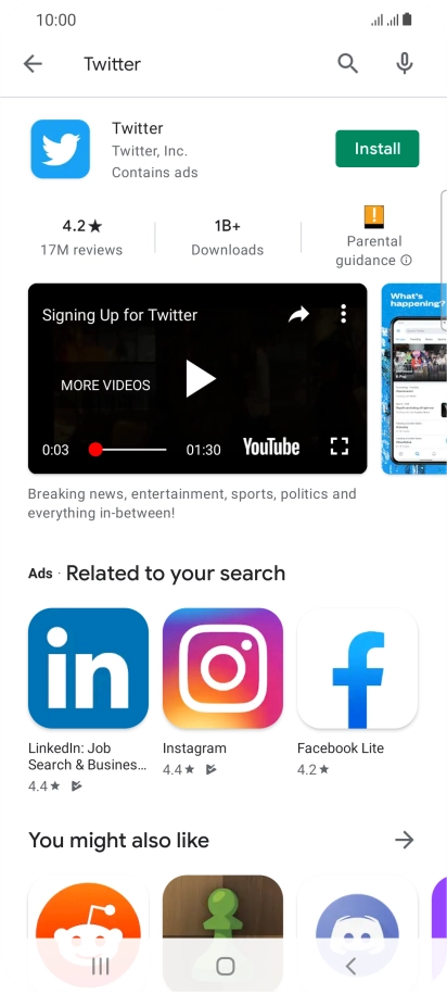 Press Twitter.
