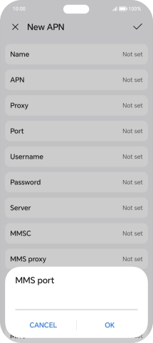 Key in 8799 and press OK.
