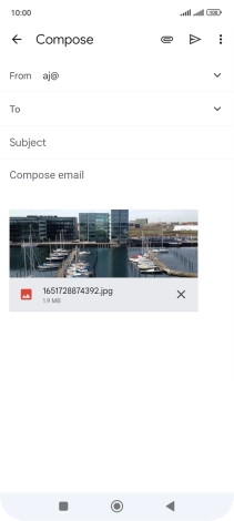 Press the field next to 