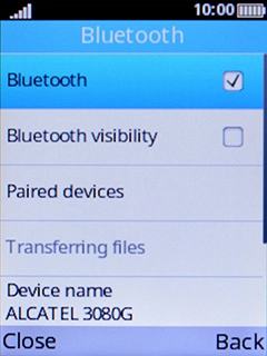 Select the field next to 