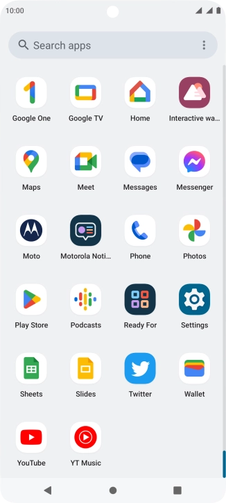 Press Play Store.