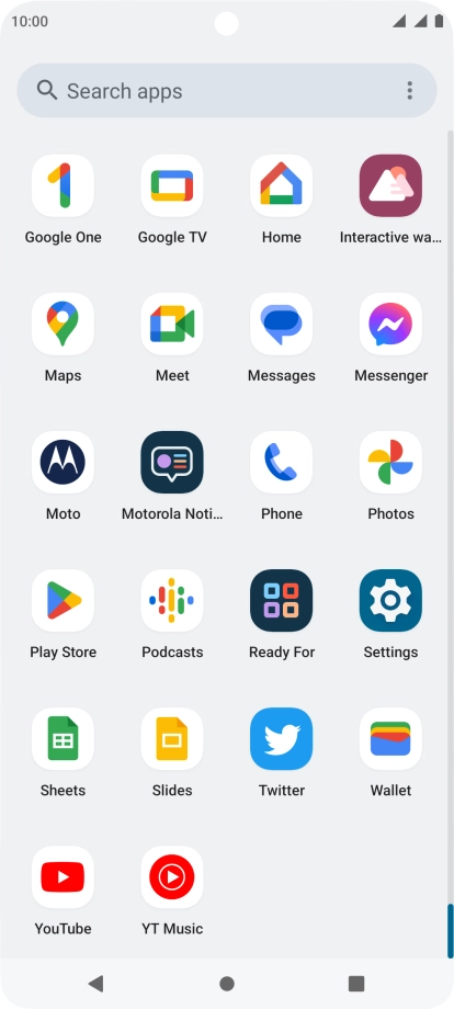 Press Play Store.