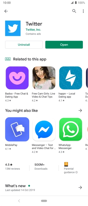 Press the Home key to return to the home screen.