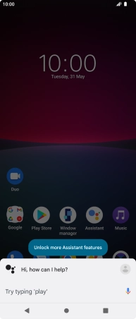 Press the profile icon.