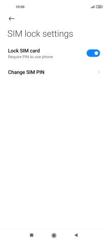 Press Change SIM PIN.