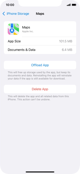 Press Offload App.