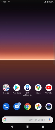 The text/picture message icon shows that you've received a new text or picture message.