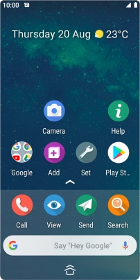 The text/picture message icon shows that you've received a new text or picture message.