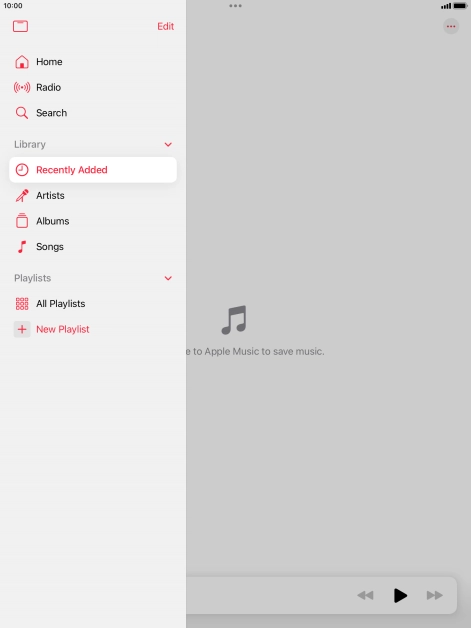 Press New Playlist.