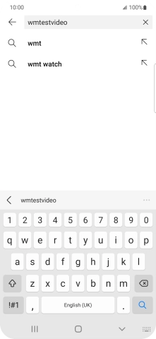 Key in the required search word and press the search icon.