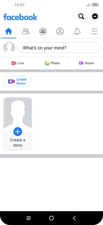 Press the text input field.
