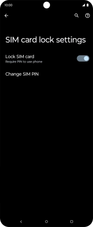 Press Change SIM PIN.
