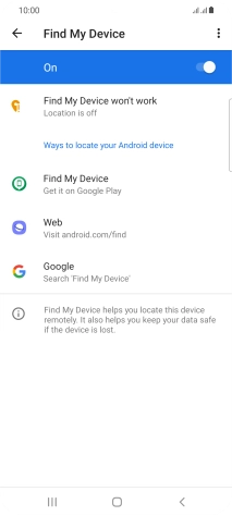 Press the Home key to return to the home screen.