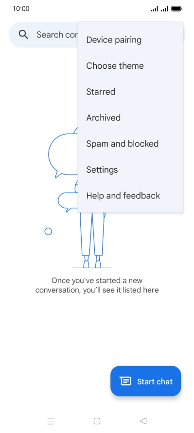 Press Settings.