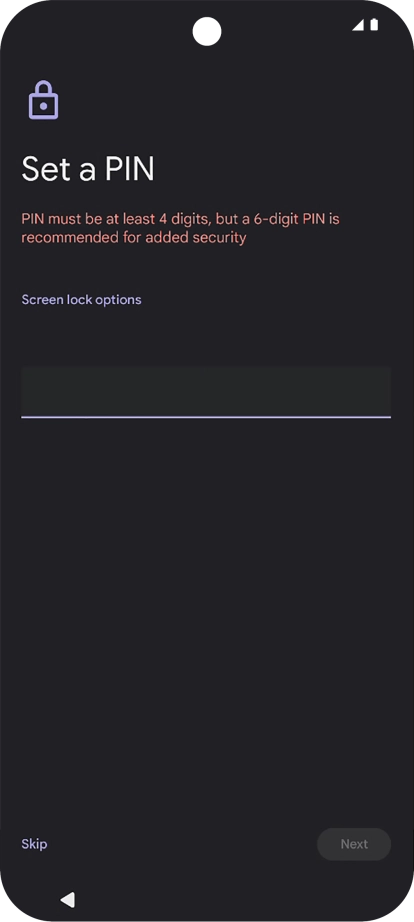Press Skip.