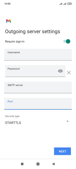 Press the drop down list below 