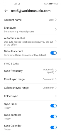 Press Account name and key in the required name.