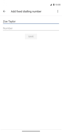 Press Number and key in the required phone number.
