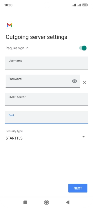 Press the drop down list below 