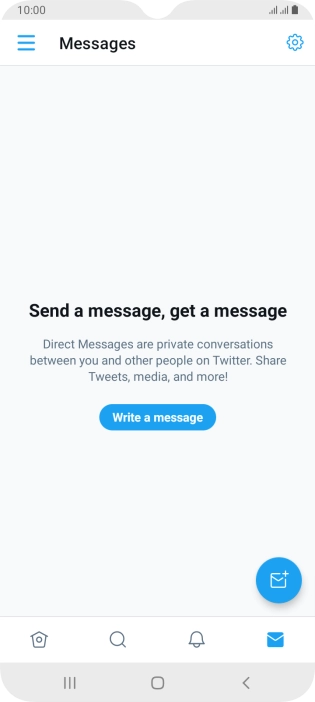 Press the new message icon.