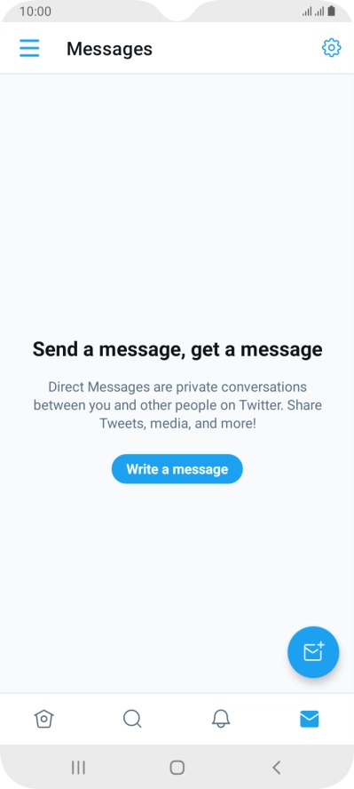 Press the new message icon.