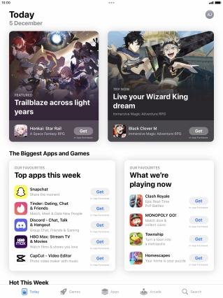Press Search.