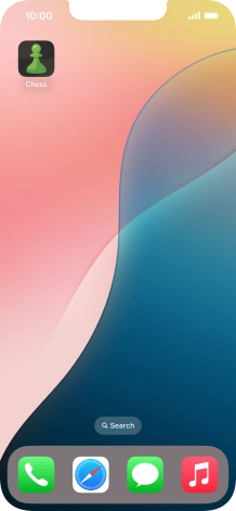 Press and hold the required app.