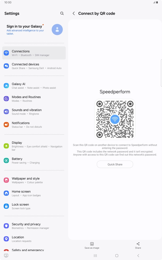 Place the QR code inside the camera frame on the other device to scan the code.