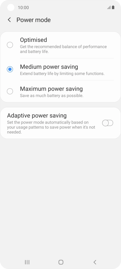 Press the Home key to return to the home screen.