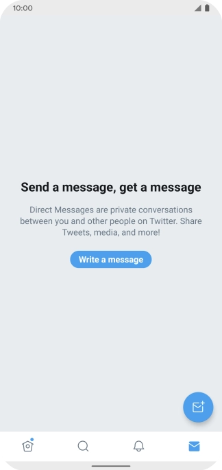 Press the new message icon.