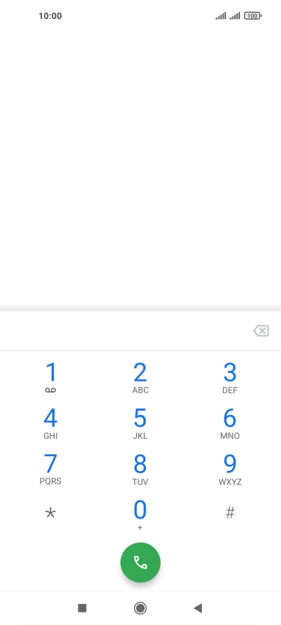 Press the Home key to return to the home screen.